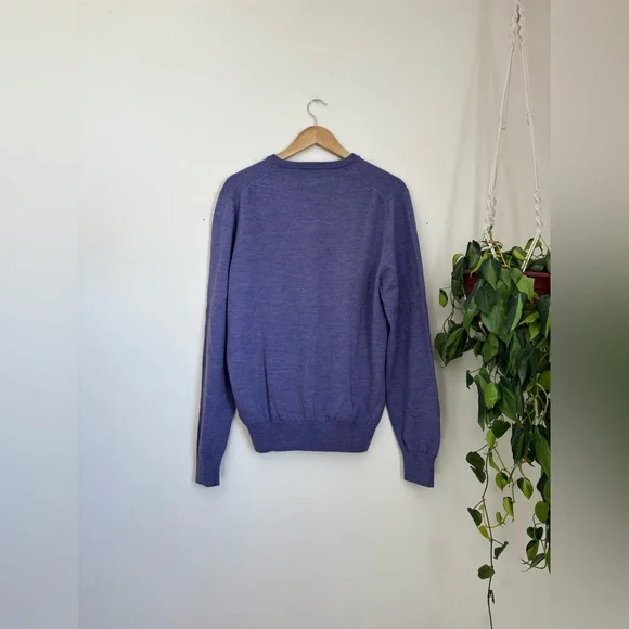 Brooks Brothers 100% Saxxon Wool Knit Pullover